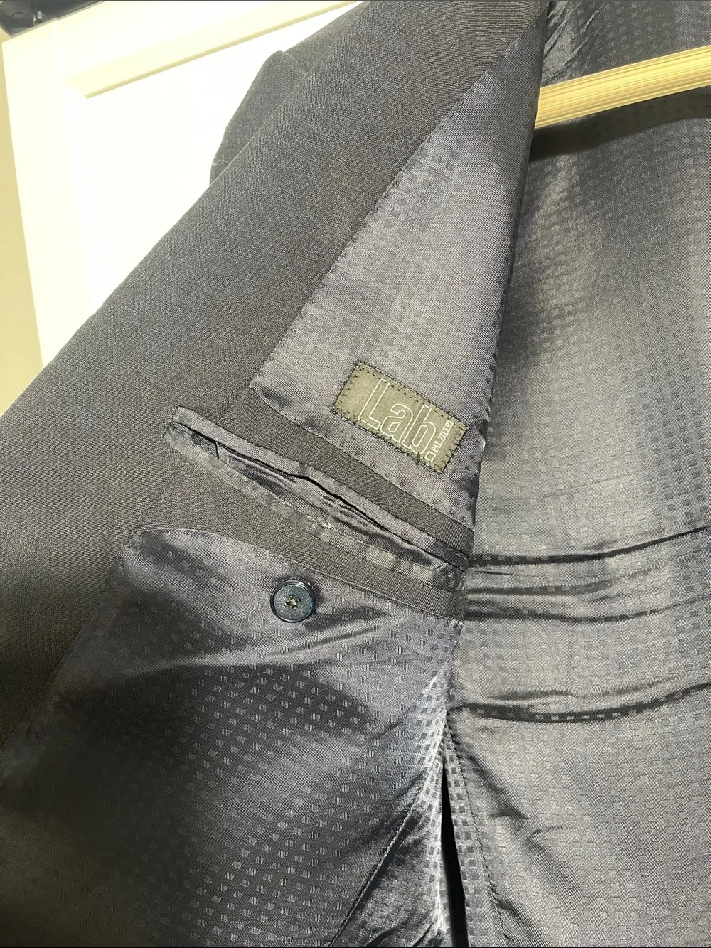 Pal Zileri Lab Blue Wool Blend Blazer